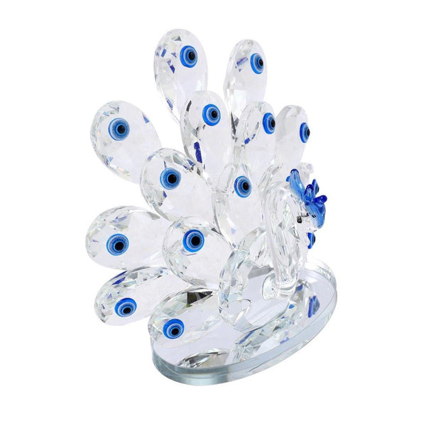 Home Decor Crystal Glass Peacock 11 cm (Ctn Box 36 units)