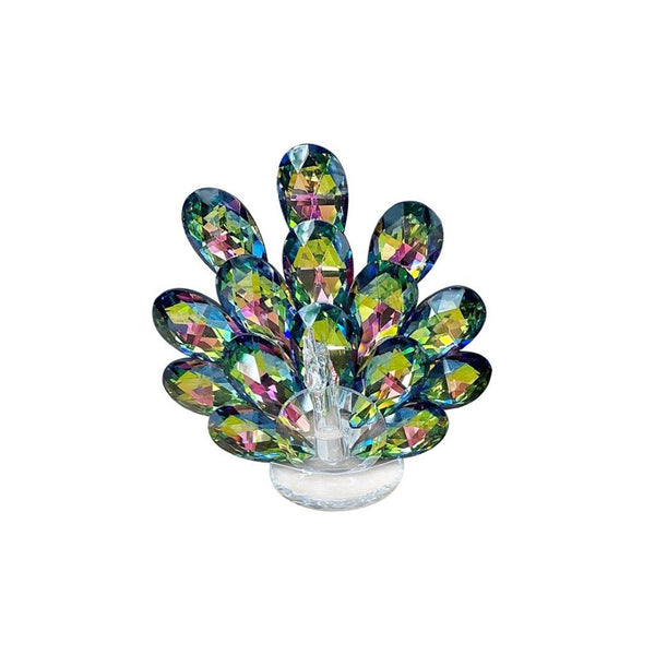 Home Decor Crystal Glass Peacock 11 cm (Ctn Box 36 units)