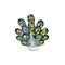 Home Decor Crystal Glass Peacock 11 cm (Ctn Box 36 units)
