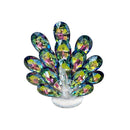 Home Decor Crystal Glass Peacock 14 cm (Ctn Box 24 units)