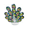 Home Decor Crystal Glass Peacock 18 cm (Ctn Box 12 units)