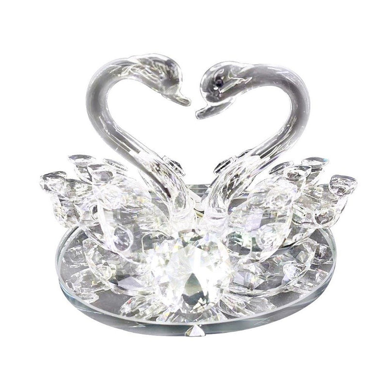 Home Decor Crystal Glass Swan 10*15 cm (Ctn Box 36 units)
