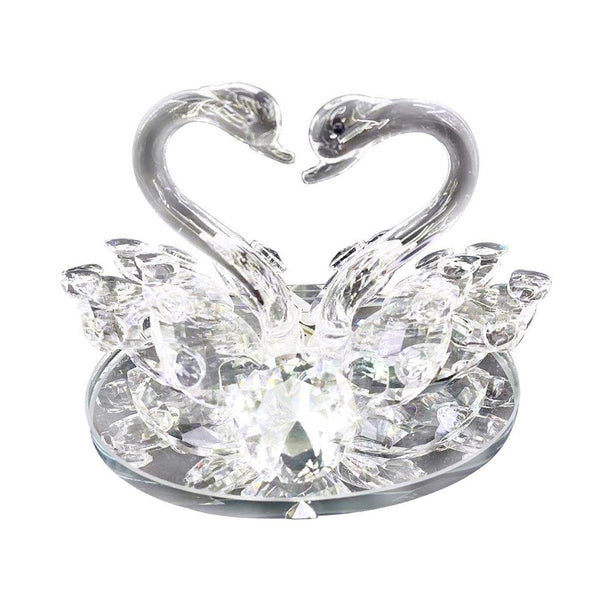 Home Decor Crystal Glass Swan 10*15 cm (Ctn Box 36 units)