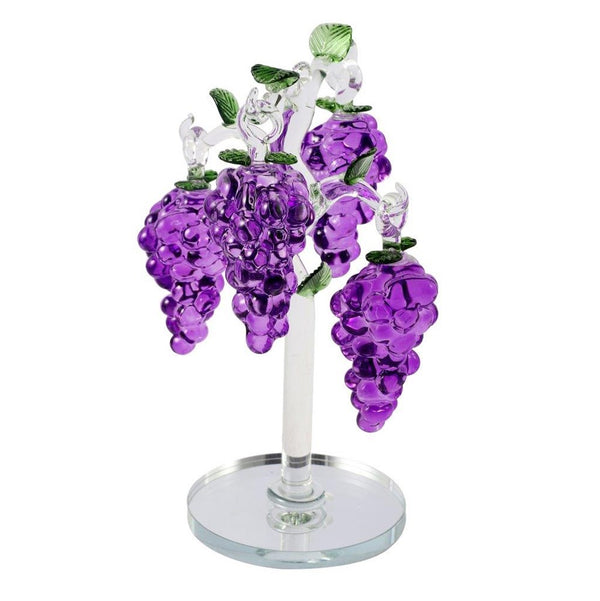 Home Decor Crystal Glass Grapes 18.5 cm (Ctn Box 24 units)