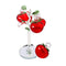 Home Decor Crystal Glass Apples 17.5 cm (Ctn Box 24 units)