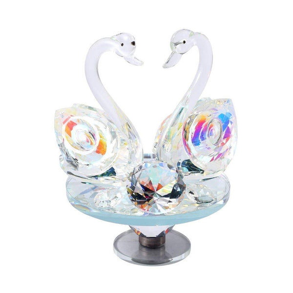 Home Decor Crystal Glass Swan 16.5 cm (Ctn Box 24 units)