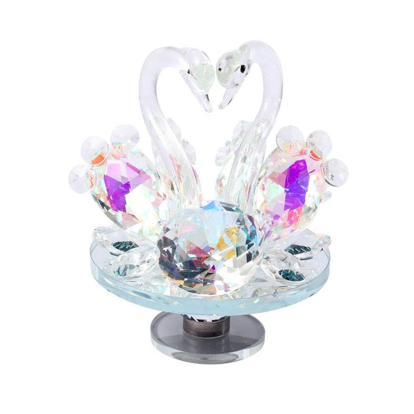 Home Decor Crystal Glass Swan 13.5 cm (Ctn Box 36 units)