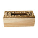 Premium Quality Abstract Design MDF Rectangular Tissue Box Napkin Holder (Ctn Box 60 units)