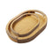 Abstract Deco Food Tray MDF Oval Serving Tray Set of 2 Pcs 32*23/37*27 cm (Ctn Box 24 units)