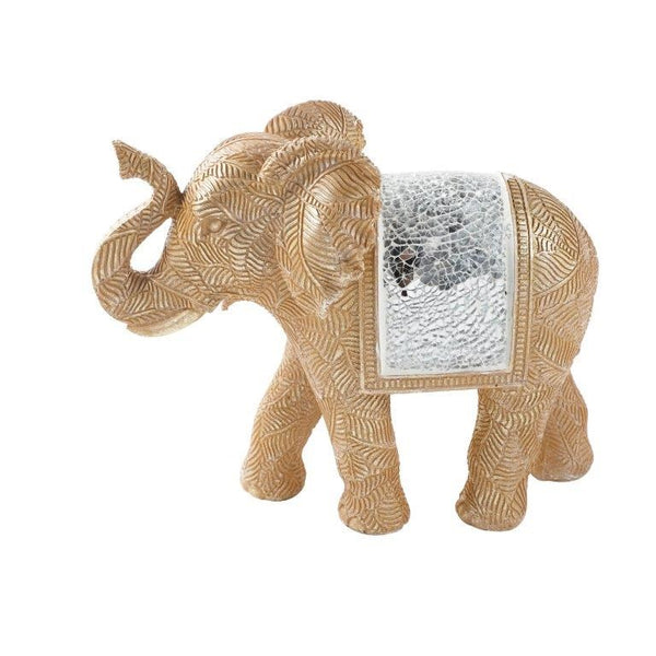 Beige Sculpture Statue Resin Figurine Elephant 25*20 cm (Ctn Box 12 units)