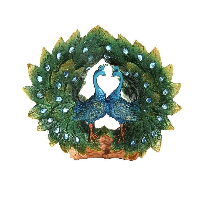 Peacock Statue Figurine Sculpture 25*27 cm (Ctn Box 8 units)