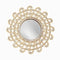 Decorative Abstract Design Round Gold Frame Wall Mirror 62*62 cm (Ctn Box 8 units)