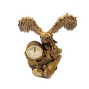Sculpture Statue Resin Figurine Eagle Deco Clock 25*23 cm (Ctn Box 24 units)