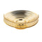 Golden Metal Craft Fruit Basket Style Round Deco Tray 25*25*19 cm (Ctn Box 24 units)
