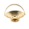 Silver Metal Craft Fruit Basket Style Round Deco Tray 25*25*19 cm (Ctn Box 24 units)