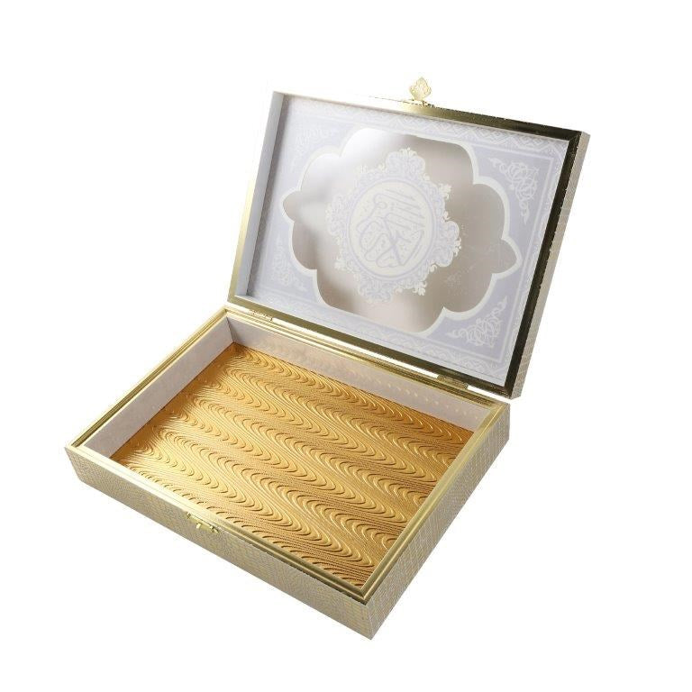 Deco Islamic Calligraphy Engraved Quran Box  32*23 cm (Ctn Box 24 units)