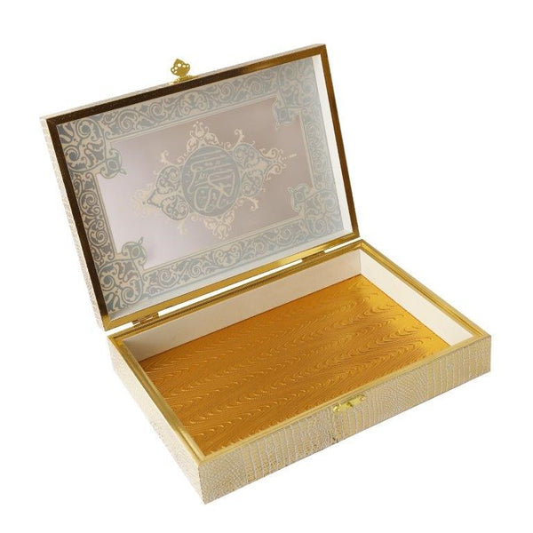 Deco Islamic Calligraphy Engraved Quran Box  32*23 cm (Ctn Box 24 units)