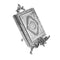 Deco Islamic Calligraphy Engraved Quran Box  15*19 cm (Ctn Box 24 units)