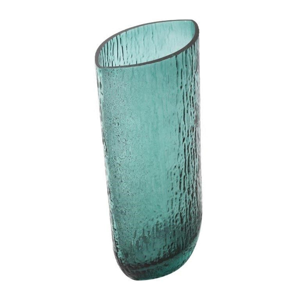 Home Decor Tabletop Fluorescent Color Glass Vase Abstract Shape** (Ctn Box 16 units)