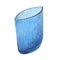 Home Decor Tabletop Fluorescent Color Glass Vase Abstract Shape** (Ctn Box 16 units)