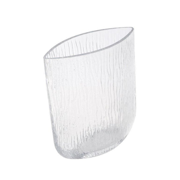 Home Decor Tabletop Fluorescent Color Glass Vase Abstract Shape** (Ctn Box 16 units)