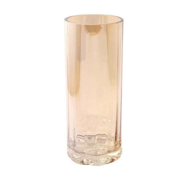 Home Decor Tabletop Fluorescent Color Glass Vase Abstract Shape** (Ctn Box 24 units)
