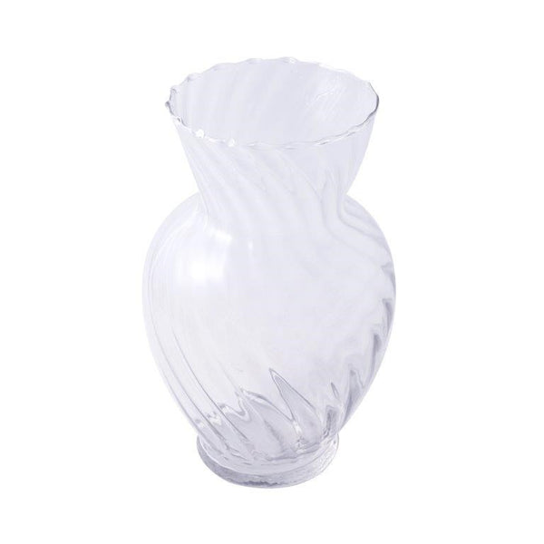 Home Decor Tabletop Fluorescent Color Glass Vase Abstract Shape** (Ctn Box 24 units)