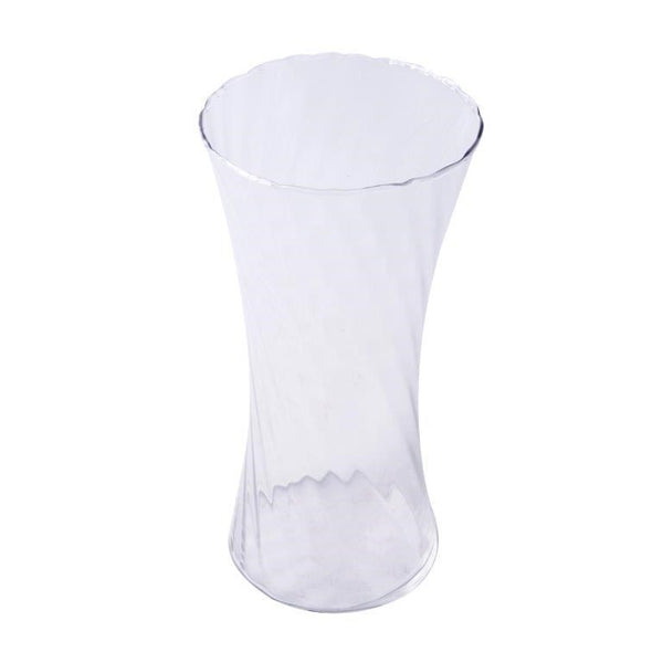 Home Decor Tabletop Fluorescent Color Glass Vase Abstract Shape** (Ctn Box 24 units)