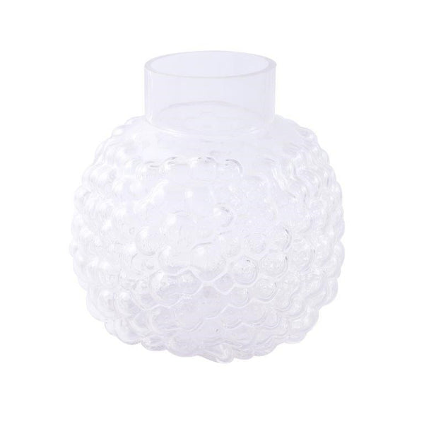 Home Decor Tabletop Fluorescent Color Glass Vase Abstract Shape** (Ctn Box 12 units)