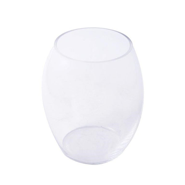 Home Decor Tabletop Fluorescent Color Glass Vase Abstract Shape** (Ctn Box 30 units)