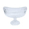 Crystal Glass Oval Shape Footed Fruit Bowl (Ctn Box 6 units)