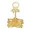 Deco Metal Fruit and Appetizer Jar Set with Deco Stand 30*30*40 cm (Ctn Box 8 units)