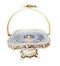 Engraved Deco Gold Metal Fruit Basket 27*27*40 cm (Ctn Box 10 units)
