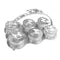 Deco Silver Metal Fruit and Appetizer Jar Set with Tray 40*25 cm (Ctn Box 8 units)
