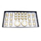 Moroccan Design Gold Drinking Glass Tea Cups and Saucer Set of 24 Pcs 11/6*5/6.5*9 cm ** (Ctn Box 4 units)
