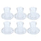 Glass Istikani Tea cup and Saucer Set of 6 Pcs** 6*9/11 cm (Ctn Box 12 units)