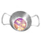 Silver Plated Stainless Steel Hammered Karahi Pot 22 cm (Ctn Box 40 units)