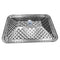 Silver Plated Stainless Steel Hammered Serving Tray with Lid 36*27*7 cm (Ctn Box 50 units)