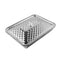 Silver Plated Stainless Steel Hammered Serving Tray with Lid 30*40*7 cm (Ctn Box 40 units)
