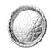 Silver Plated Stainless Steel Round Serving Tray 20 cm (Ctn Box 600 units)