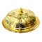 Gold Plated Stainless Steel Biryani Plate with Lid 30 cm (Ctn Box 48 units)