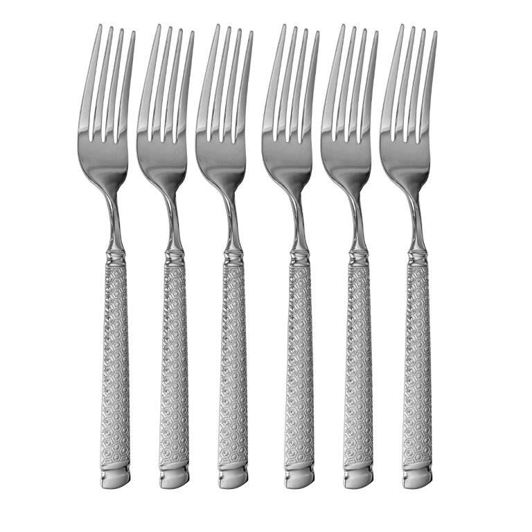 Stainless Steel Table Fork Set of 6 Pcs ** 20.5 cm  (Ctn Box 100 units)