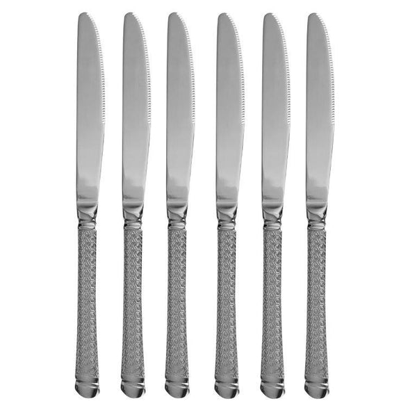 Stainless Steel Table Knife Set of 6 Pcs ** 24 cm  (Ctn Box 100 units)