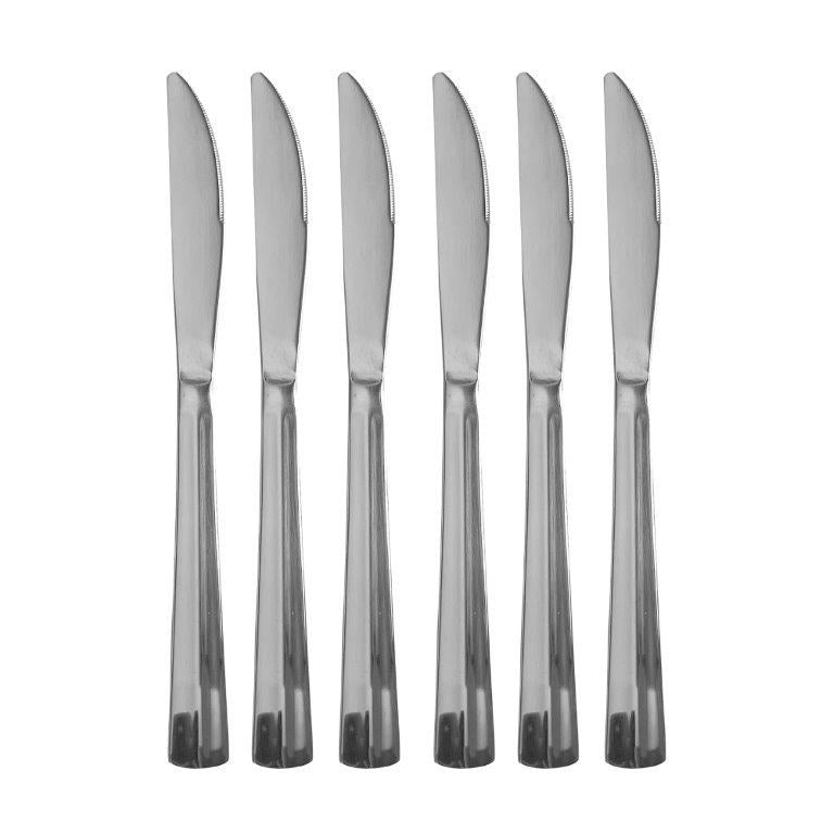 Stainless Steel Table Knife Set of 6 Pcs ** 22.5 cm  (Ctn Box 100 units)
