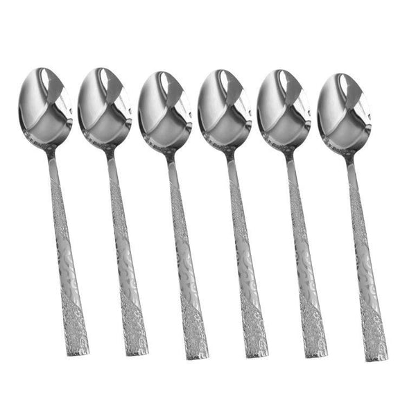 Stainless Steel Table Spoon Set of 6 Pcs ** 20 cm  (Ctn Box 100 units)
