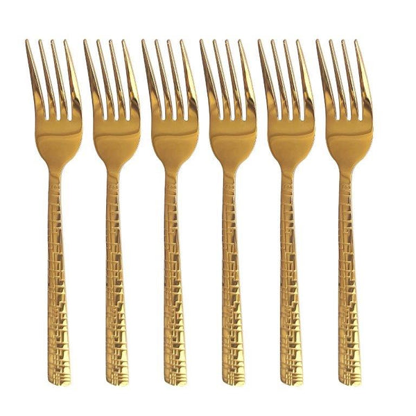Stainless Steel Fork Set of 6 Pcs ** 20 cm  (Ctn Box 100 units)