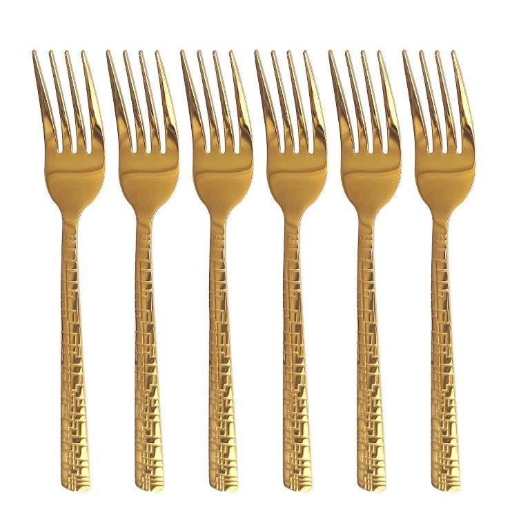 Stainless Steel Fork Set of 6 Pcs ** 20 cm  (Ctn Box 100 units)