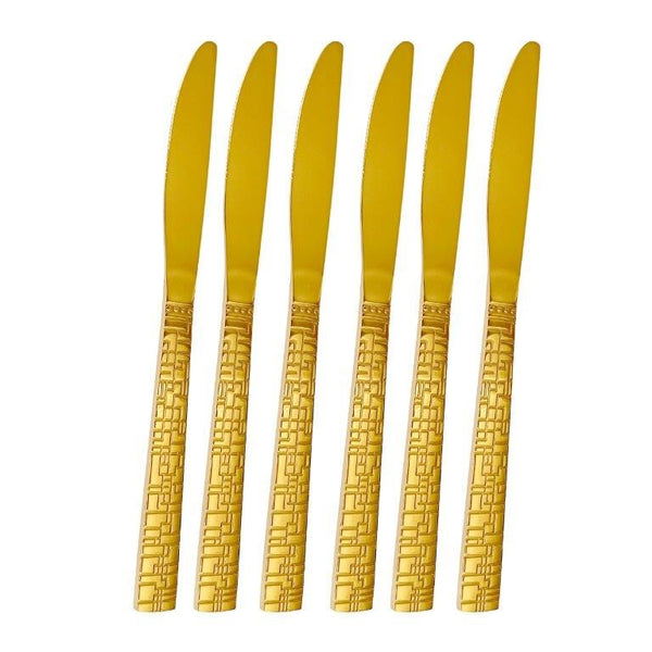 Stainless Steel Table Knife Set of 6 Pcs ** 22 cm  (Ctn Box 100 units)