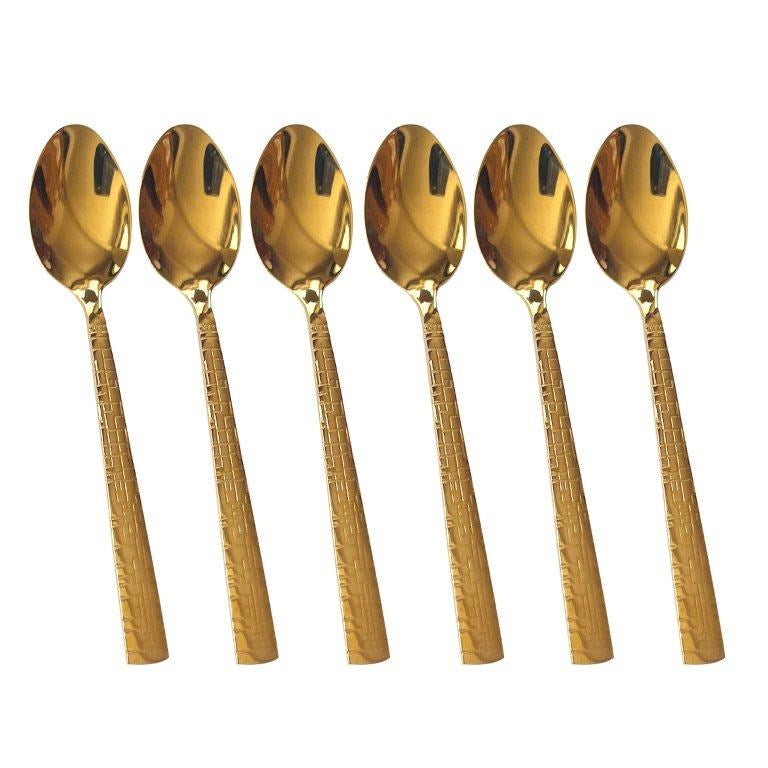 Stainless Steel Coffee Spoon Set of 6 Pcs 12 cm  (Ctn Box 200 units)