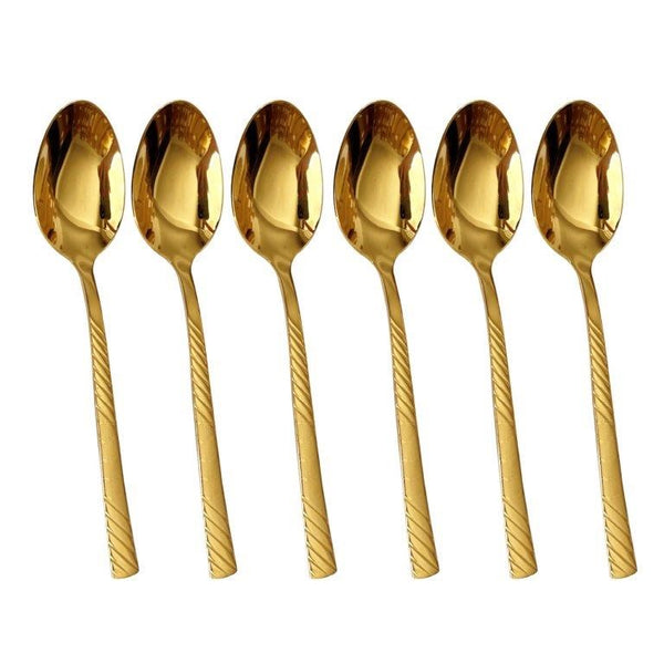 Stainless Steel Tea Spoon Set of 6 Pcs ** inspect 16 cm  (Ctn Box 100 units)